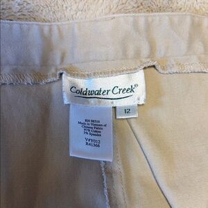 Coldwater Creek Light Tan Trousers